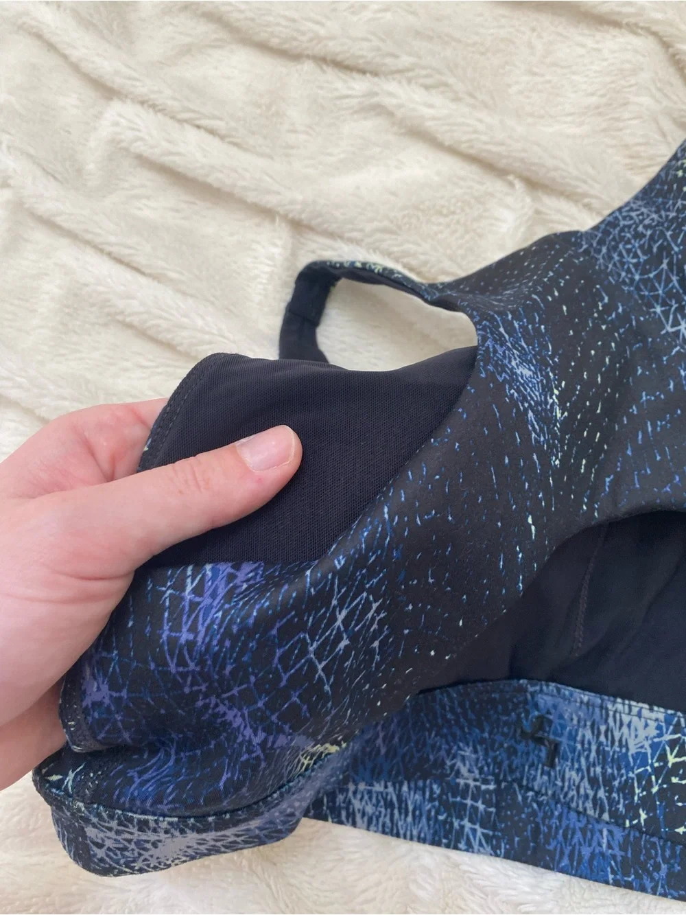 JoyLab galaxy matching set sports bra/leggings Sz M